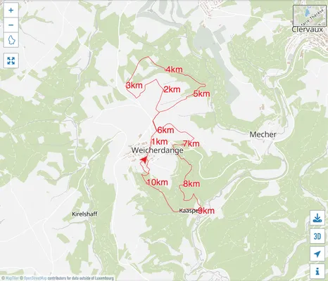 Parcours 21km